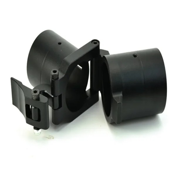 30mm Carbon Tube Horizontal Folding Part Machine Arm Tube Base Flat Folding Pipe Clamp for Multirotor Agricultural Drone DIY
